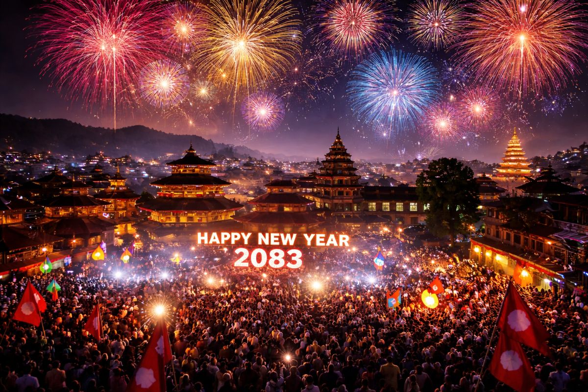 New year celebration in nepal